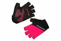 Paire De Gants Courts Femme Endura Xtract II Rose Fluo Fluo / Rose / Noir