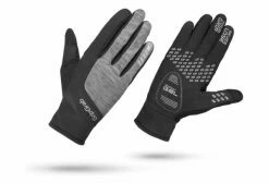 Gants Long Femme GRIPGRAB Women's Hurricane Noir Gris