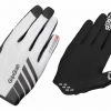 Paire De Gants Longs GripGrab Racing Blanc Noir Noir / Blanc