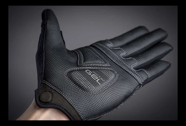 Paire De Gants Longs Femme GripGrab ProGel Noir Gris 2 Paire De Gants Longs Femme GripGrab ProGel Noir Gris – Image 2