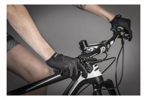 Paire De Gants Longs Femme GripGrab ProGel Noir Gris 3 Paire De Gants Longs Femme GripGrab ProGel Noir Gris – Image 3