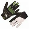 Gants Longs ENDURA SINGLETRACK II Blanc Vert