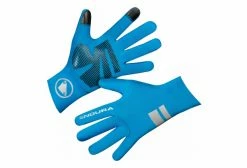 Gants Longs Endura FS260 Pro Nemo II Bleu Fluo