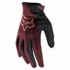 Fox Gants Longs Femme Ranger Dark Marron Rouge / Noir